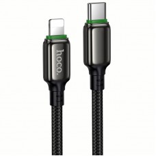 Дата кабель Hoco X127 Exceed Type-C to Lightning PD30W (1m)  Black - 00000085042_1