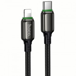 Дата кабель Hoco X127 Exceed Type-C to Lightning PD30W (1m)  Black - 00000085042_1