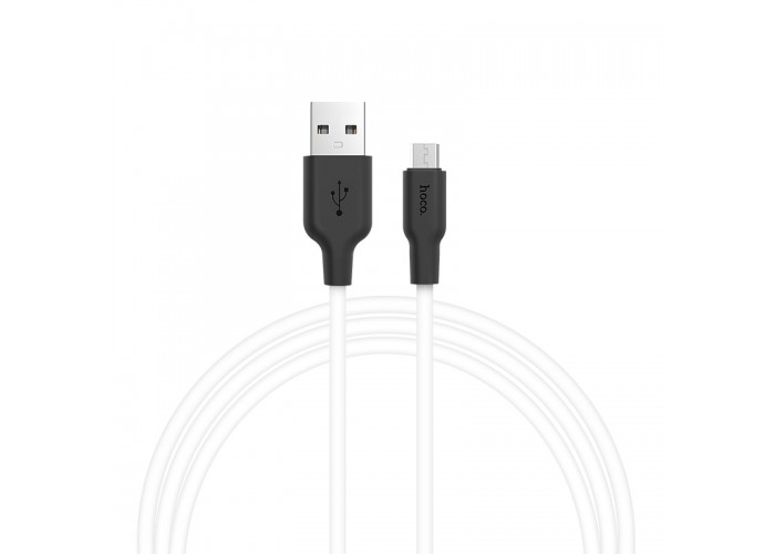 Дата кабель Hoco X21 Silicone MicroUSB Cable (1m)