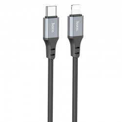 Дата кабель Hoco X86 Spear Type-C to Lightning 20W (1m)  Black - 00000081787_1
