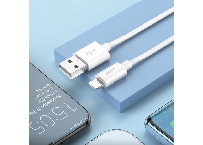 Дата кабель Hoco X87 Magic silicone USB to Lightning (1m)