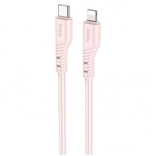 Дата кабель Hoco X97 Crystal color Type-C to Lightning 20W (1m)  Light pink - 00000066089_3