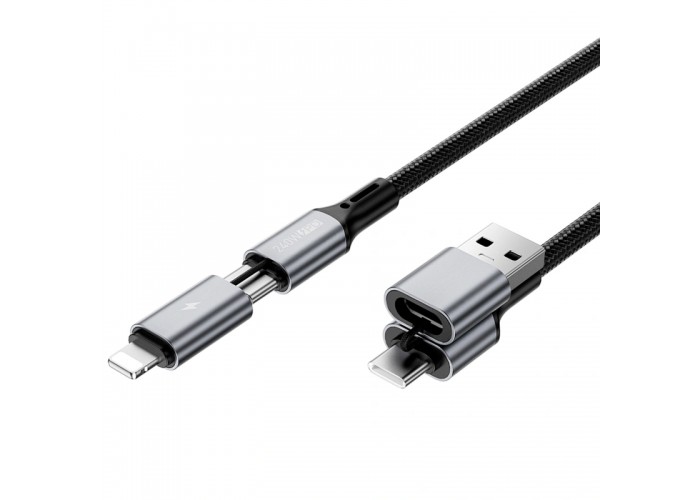 Дата кабель WIWU C077 Cyberlink Type-C to Lightning 27W (1m)