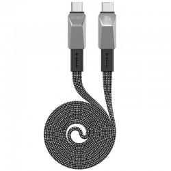 Дата кабель WIWU Wi-C078 Type-C to Type-C 100W (1m)  Silver - 00000081427_1