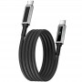 Дата кабель WIWU C079 Warriors Type-C to Type-C 100W (1.2m)