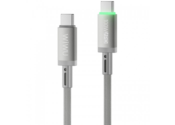 Дата кабель WIWU C084 Maglink Type-C to Type-C 100W (1m)