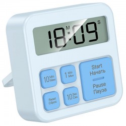 Електронний таймер + годинник Hoco HX43 Electronic  Blue - 00000081867_1
