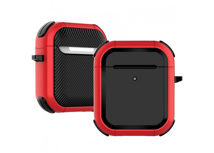 Футляр протиударний Black ed. для навушників Airpods 1/2