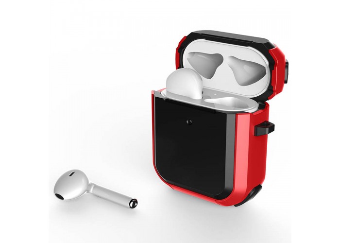 Футляр протиударний Black ed. для навушників Airpods 1/2