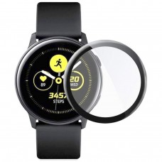 Полімерна плівка 3D (full glue) (тех.пак) для Samsung Galaxy Watch Active 2 40mm  Чорний - 00000035525_1