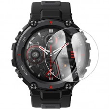 Полімерна плівка 3D (full glue) (тех.пак) для Xiaomi Amazfit T-Rex Pro  Прозорий - 00000048336_1