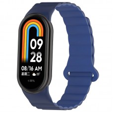 Ремінець Dual-color Magnetic для Xiaomi Mi Band 9/8/10  Navy Blue / Blue - 00000077059_7