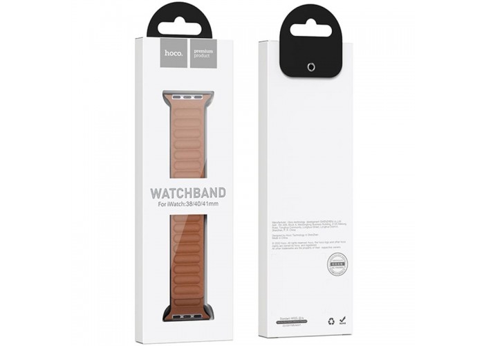 Ремінець Hoco WA23 Original series leather chain magnetic strap для Apple watch 38/40/41mm