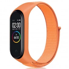 Ремінець Nylon для Xiaomi Mi Band 3/4/5/6/7  Помаранчевий - 00000032379_17