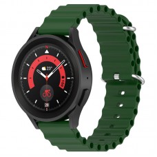 Ремінець Ocean Band для Smart Watch 20mm  Зелений / Green - 00000068668_10