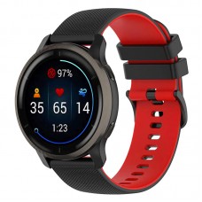 Ремінець Ribby для Smart Watch 20mm  Black / Red - 00000068676_7