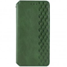 Шкіряний чохол-книжка GETMAN Cubic (PU) для Samsung Galaxy A17 5G  Зелений - 00000080420_1