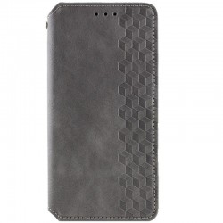 Шкіряний чохол-книжка GETMAN Cubic (PU) для Samsung Galaxy A17 5G  Сірий - 00000080420_4