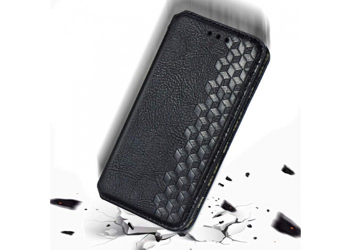 Шкіряний чохол-книжка GETMAN Cubic (PU) для Xiaomi Redmi Note 9 5G / Note 9T