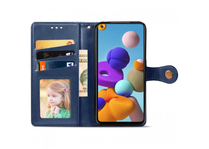 Шкіряний чохол-книжка GETMAN Gallant (PU) для Samsung Galaxy A21s