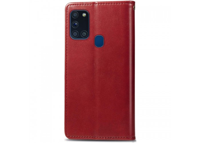 Шкіряний чохол-книжка GETMAN Gallant (PU) для Samsung Galaxy A21s