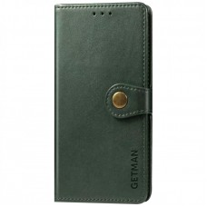 Шкіряний чохол-книжка GETMAN Gallant (PU) для Xiaomi Redmi 9C  Зелений - 00000038007_1