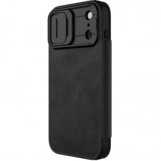 Шкіряний чохол-книжка Nillkin Qin Pro Camshield для Apple iPhone 17 Pro (6.3")  Black - 00000081514_1