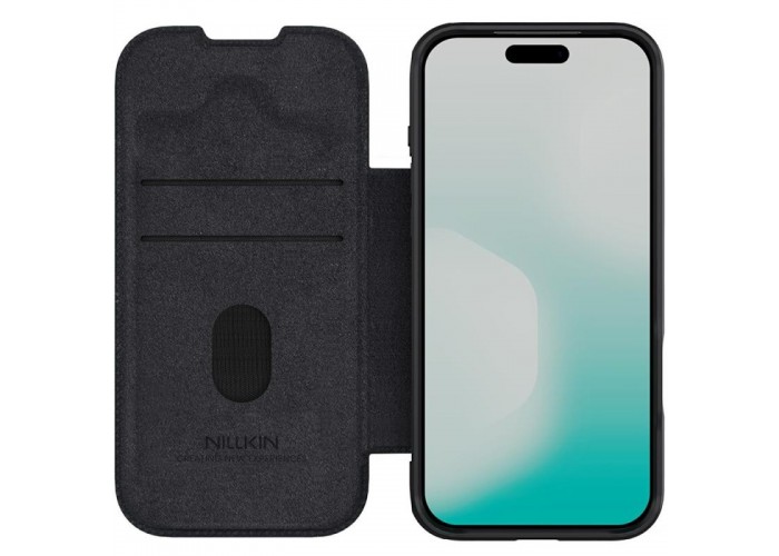 Шкіряний чохол-книжка Nillkin Qin Pro Camshield для Apple iPhone 17 Pro (6.3
