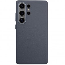 Шкіряний чохол Leather Case (AAA) для Samsung Galaxy S25 Ultra  Midnight Blue - 00000076421_4