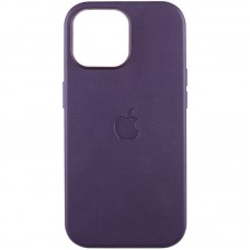 Шкіряний чохол Leather Case (AAA) with MagSafe and Animation для Apple iPhone 14 (6.1")  Deep Violet - 00000057152_22