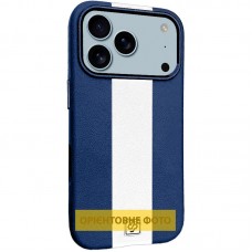 Шкіряний чохол Rally with MagSafe для Apple iPhone 17 Air (6.5")  Blue / White - 00000081024_4
