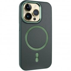 Шкіряний чохол SnapCase with MagSafe для Apple iPhone 15 Pro (6.1")  Green - 00000075477_5
