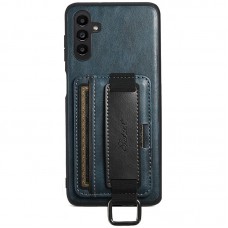 Шкіряний чохол Wallet case and straps для Samsung Galaxy A24 4G  Синій / Blue - 00000070061_2