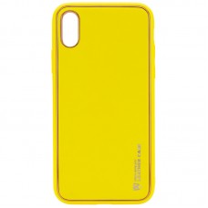 Шкіряний чохол Xshield для Apple iPhone XR (6.1")  Жовтий / Yellow - 00000038061_1