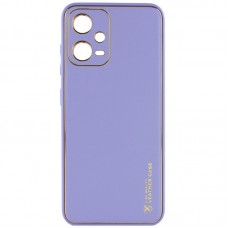 Шкіряний чохол Xshield для Xiaomi Poco X5 5G / Redmi Note 12 5G  Бузковий / Dasheen - 00000064109_12