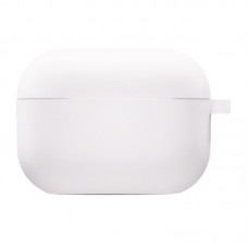 Силіконовий футляр з мікрофіброю для навушників Airpods 4  Білий / White - 00000075783_1