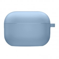 Силіконовий футляр з мікрофіброю для навушників Airpods Pro 2 / Pro  Блакитний / Lilac Blue - 00000057648_5