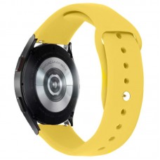 Силіконовий ремінець Sport для Smart Watch 20mm  Жовтий / Yellow - 00000068670_13