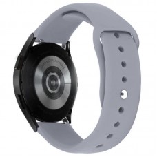 Силіконовий ремінець Sport для Smart Watch 22mm  Сірий / Gray - 00000068672_24
