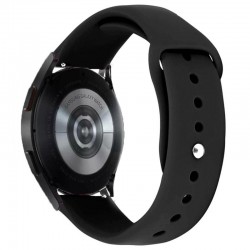 Силіконовий ремінець Sport для Smart Watch 22mm  Чорний / Black - 00000068672_20