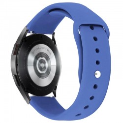 Силіконовий ремінець Sport для Smart Watch 22mm  Синій / Royal blue - 00000068672_15