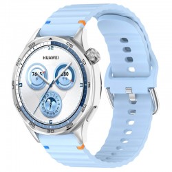 Силіконовий ремінець Wavy для Smart Watch 20mm  Light Blue - 00000077065_8