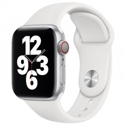 Силіконовий ремінець для Apple Watch 38/40/41/42mm(ser.10)  Білий / White - 00000012739_47