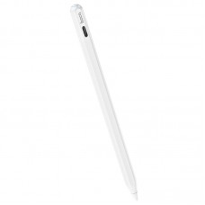 Стілус Hoco GM112 Intelligent anti-lost active capacitive pen with digital display for iPad  White - 00000074009_1