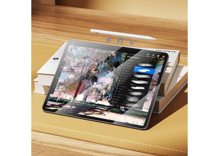 Стілус Hoco GM112 Intelligent anti-lost active capacitive pen with digital display for iPad