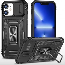 Ударостійкий чохол Camshield Army Ring для Apple iPhone 11 (6.1")  Чорний / Black - 00000062783_6