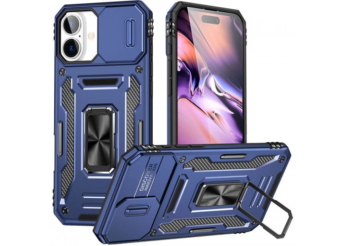 Ударостійкий чохол Camshield Army Ring для Apple iPhone 17 (6.3