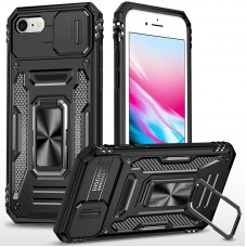 Ударостійкий чохол Camshield Army Ring для Apple iPhone 7 / 8 / SE (2020) (4.7")  Чорний / Black - 00000068265_6