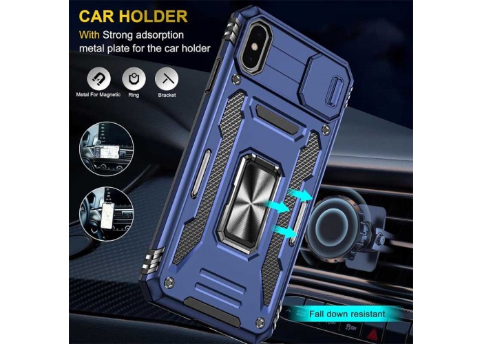 Ударостійкий чохол Camshield Army Ring для Apple iPhone X / XS (5.8