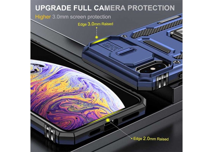 Ударостійкий чохол Camshield Army Ring для Apple iPhone X / XS (5.8